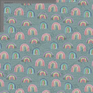 Spring Rainbow on Ocean- Wolf & Rabbit - Custom Pre-order