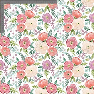 Wolf Rabbit Designs: Poppy on White- Wolf & Rabbit - Custom Pre-order