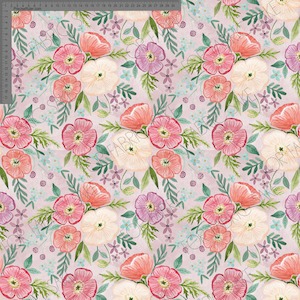 Poppy on Lotus- Wolf & Rabbit - Custom Pre-order