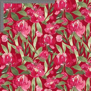 Pretty Peony Red - Ashleigh Fish - Custom Pre Order