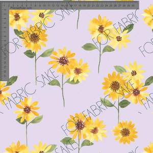 Floral Ashleigh Fish: Sunflowers on lilac - Ashleigh Fish - Custom Pre Order
