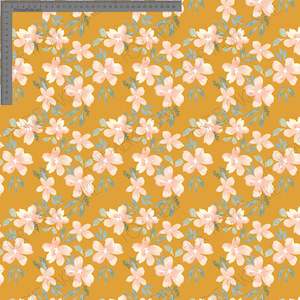 Peachy Blossoms Yellow - Ashleigh Fish - Custom Pre Order