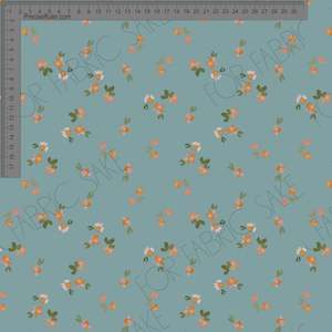 Juno Collection: Ditsy Floral Blue- Ashleigh Fish - Custom Pre Order