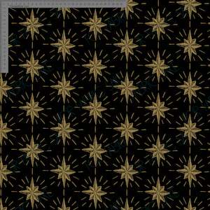 Stars on Black- Ashleigh Fish - Custom Pre Order