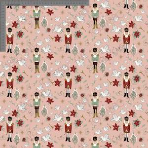 Nutcracker Christmas on Festive Pink- Ashleigh Fish - Custom Pre Order