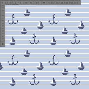 Blue boats- Ashleigh Fish - Custom Pre Order