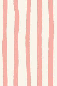 2 inch Pink Stripe Whale of a Time - Ashleigh Fish - Custom Pre Order
