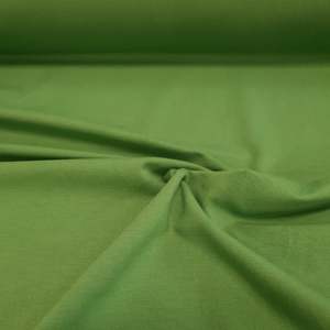 Green - ORGANIC Cotton Spandex-230g - 50cm remnant