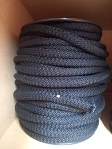 Bag Accessories: 15mm Knitted Cotton Cord - Black