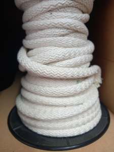 Bag Accessories: 15mm Knitted Cotton Cord - Natural (Raw)