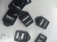 Ladder Locks Plastic Black 19mm