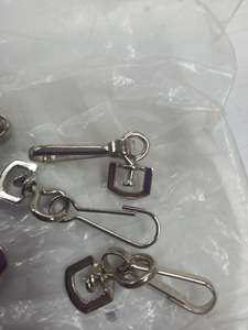Dog Swivel Clips - Silver - 11mm