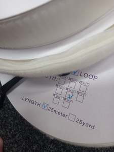 Velcro Hook And Loop: 16mm Sew on Velcro- White