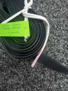 25mm Sew on Velcro- Black