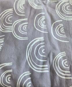 Cotton Spandex Plain: Mauve Abstract Rainbows Cotton Spandex-200g -1 meter remnant