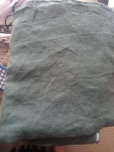 Greenstone 100% Linen - 34ocm remnant
