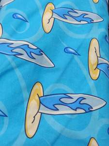 Surf- Cotton Spandex printed - 50cm
