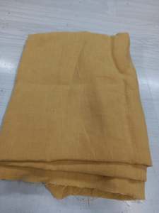 Pale Gold 100% Linen - 1 metre remnant