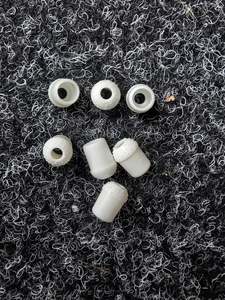 Haberdashery: Oval White Plastic Toggles