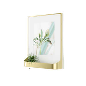 Functional: Matte Brass Matinee Photo Frame