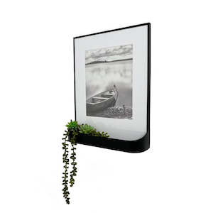 Functional: Matte Black Matinee Photo Frame