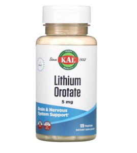 Products: KAL Lithium Orotate (120 VegCaps)