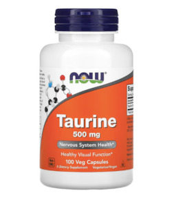 Products: Now Foods Taurine (100 Vege Capsules)