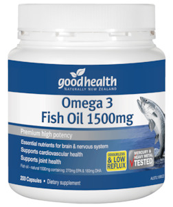 Good Health Omega 3 Fish Oil 1500mg