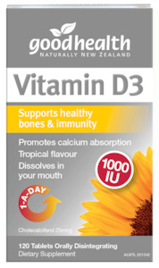 New Zealand: Good Health Vitamin D3