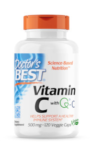 Immunity: Doctor's Best Vitamin C with Q-C (120 Veggie Caps)