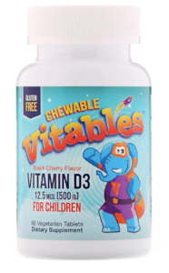 Kids: Vitables Chewable Vitamin D3