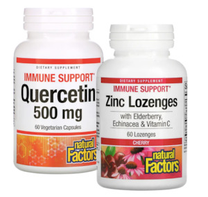 Zinc 1: Natural Factors Quercetin + Zinc Lozenges