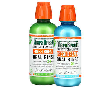 Oral Care: Therabreath Fresh Breath Oral Rinse (2 x 473ml Bottles)