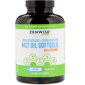 Supplements: Zenwise MCT Oil Softgels
