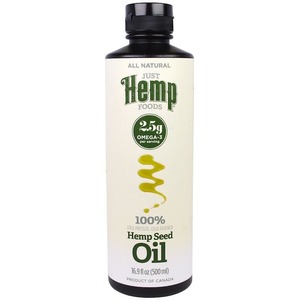 Supplements: Just Hemp Foods Hemp Seed Oil (500mL)