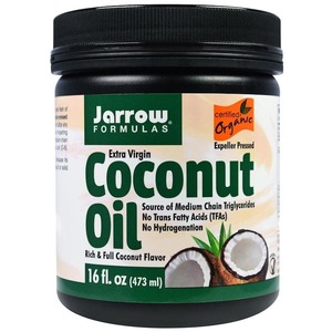 Fats: Jarrow Formulas Organic Coconut Oil