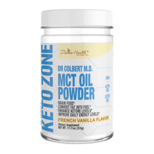 Mct Oil: Divine Health MCT Powder (French Vanilla)