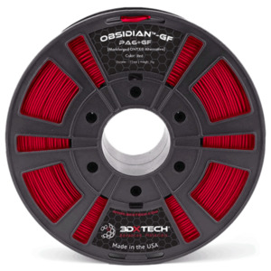 OBSIDIAN PA6+GF Glass Fibre [MARKFORGED ONYX ALTERNATIVE] 1Kg 1.75mm rolls