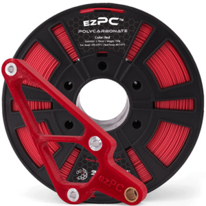 3dxtech Printing Filaments: ezPC (POLYCARBONATE) 750g Red 1.75mm 3DXTech