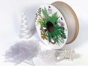Reform Rpet: Kiwifill NZ Clear rPETG, 100% Recycled, 1.75mm, 1kg