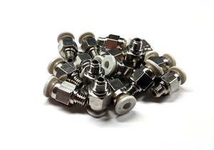 Bowden Tube And Fittings: 4 Pack - AKS M6 Bowden Capricorn tube Fittings