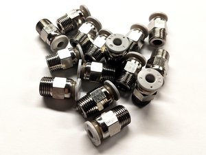4 pack- AKS M10 Straight-Thru Bowden Capricorn Fittings