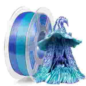 Isanmate: iSANMATE Silk Gradient Blue-Shiny Blue PLA 1.75mm Filament 1kg roll