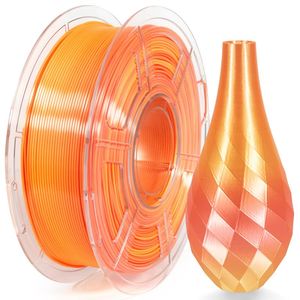 iSANMATE Silk Gradient Pink-Yellow PLA 1.75mm Filament 1kg roll