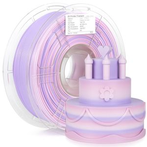 Isanmate Matte Gradient Pla: iSANMATE PLA+ [Ice Cream] Matte GRADIENT 1.75mm Filament 1kg roll