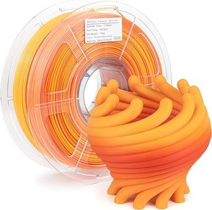 Isanmate Matte Gradient Pla: iSANMATE PLA+ [RED-ORANGE] Matte GRADIENT 1.75mm Filament 1kg roll