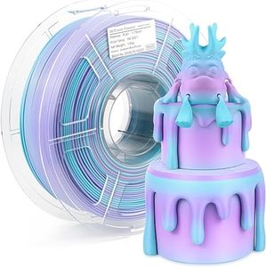 Isanmate Matte Gradient Pla: iSANMATE PLA+ [BLUISH-GREEN-PURPLE] MATTE GRADIENT 1.75mm Filament 1kg roll