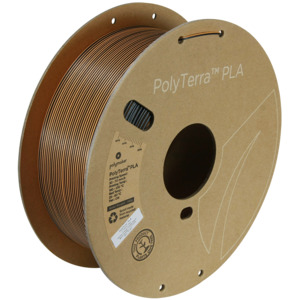PolyTerra PLA Dual 1kg- Shadow Orange (Orange-Black)