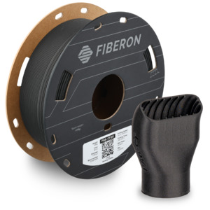 Polyterra%E2%84%A2 Collection: Fiberon™ PA6-CF20 Nylon Carbon Fiber Black 1.75mm 500g (aka PolyMide)
