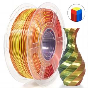 Isanmate Silk Tri Colour Pla: iSANMATE Silk [Red-Yellow-Blue] Pla Tri Colour 1.75mm Filament 1kg roll